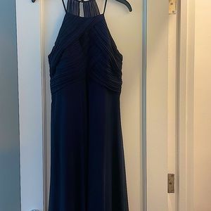 Navy blue bridesmaid dress